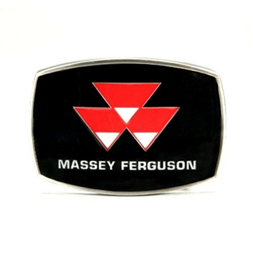 Massey Ferguson Tractor Belt Buckle Antique Black Enamel  Finish New In Package