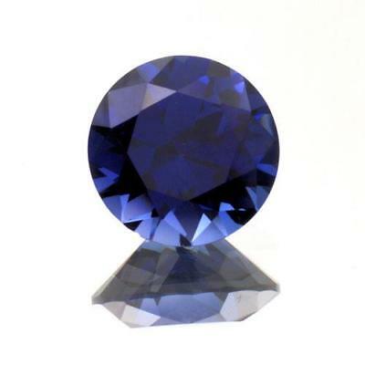 (2mm - 12mm) Round Aaa Lab Created Blue Sapphire