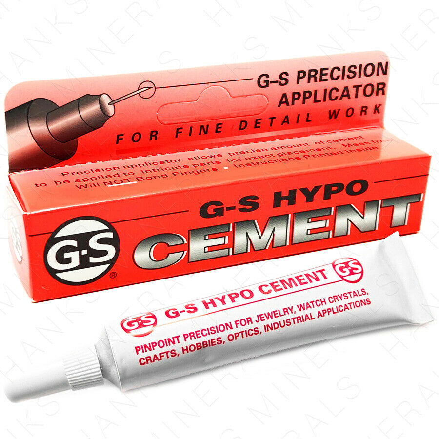 Gs Hypo Cement Precision Applicator Glue Jewelry Craft Hobby Rhinestone - 1/3 Oz