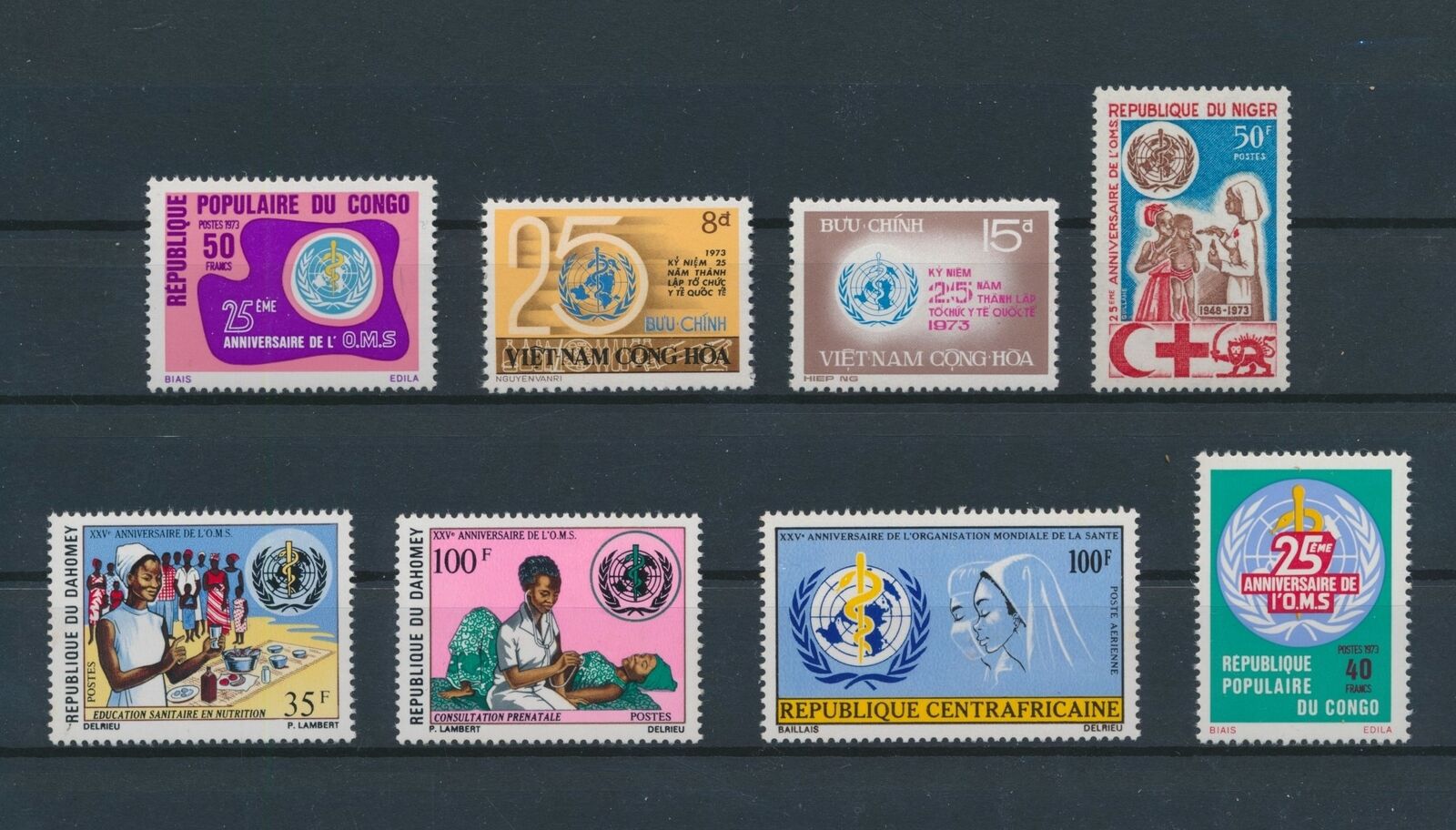 Lo19764 Africa World Health Organization Nice Lot Of Good Stamps Mnh