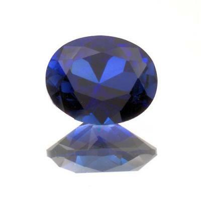 (5x3mm - 14x10mm) Oval Lab Created Blue Sapphire
