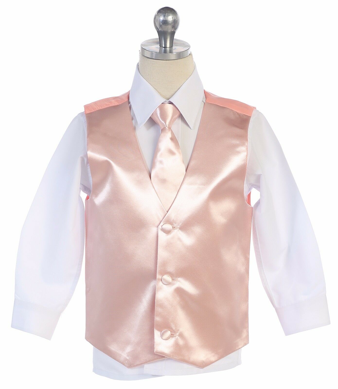 Men & Boy's Formal Vest & Necktie For Tuxedo Suit  Made In Usa All Sizes