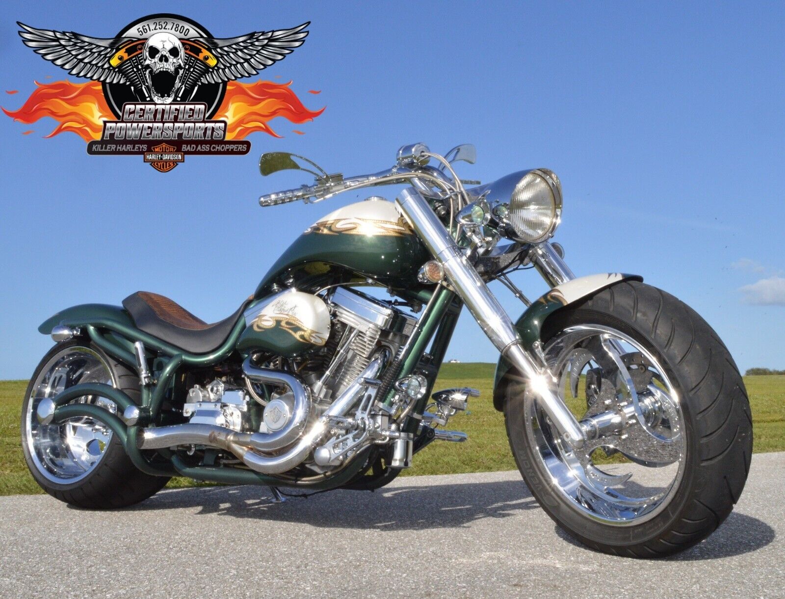 2005 Custom Built Motorcycles Bourget Fat Daddy Fatso 330 Softail Chopper