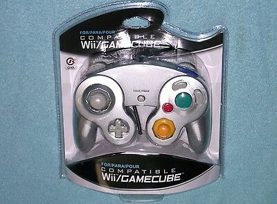 Brand New Controller For Nintendo Gamecube Or Wii -- Platinum