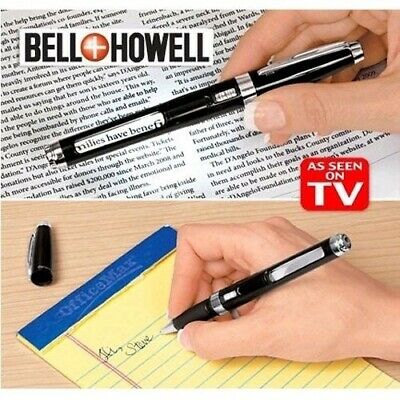 Bell & Howell Knighthawk Light Pen With Lighted Led Magnifier - As Seen On Tv