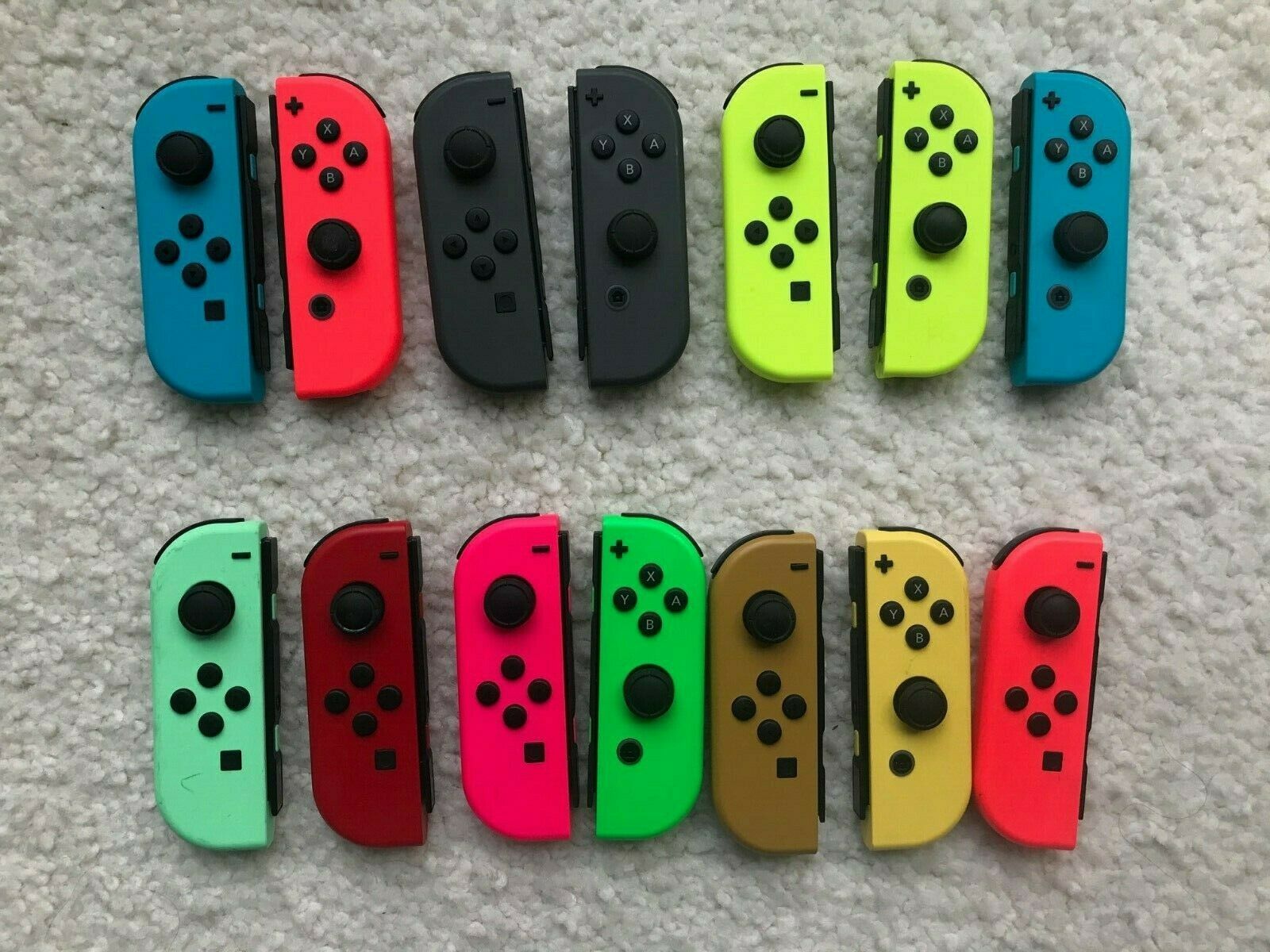 Genuine Oem Nintendo Switch Joy Con Controller Left Or Right Various Colors