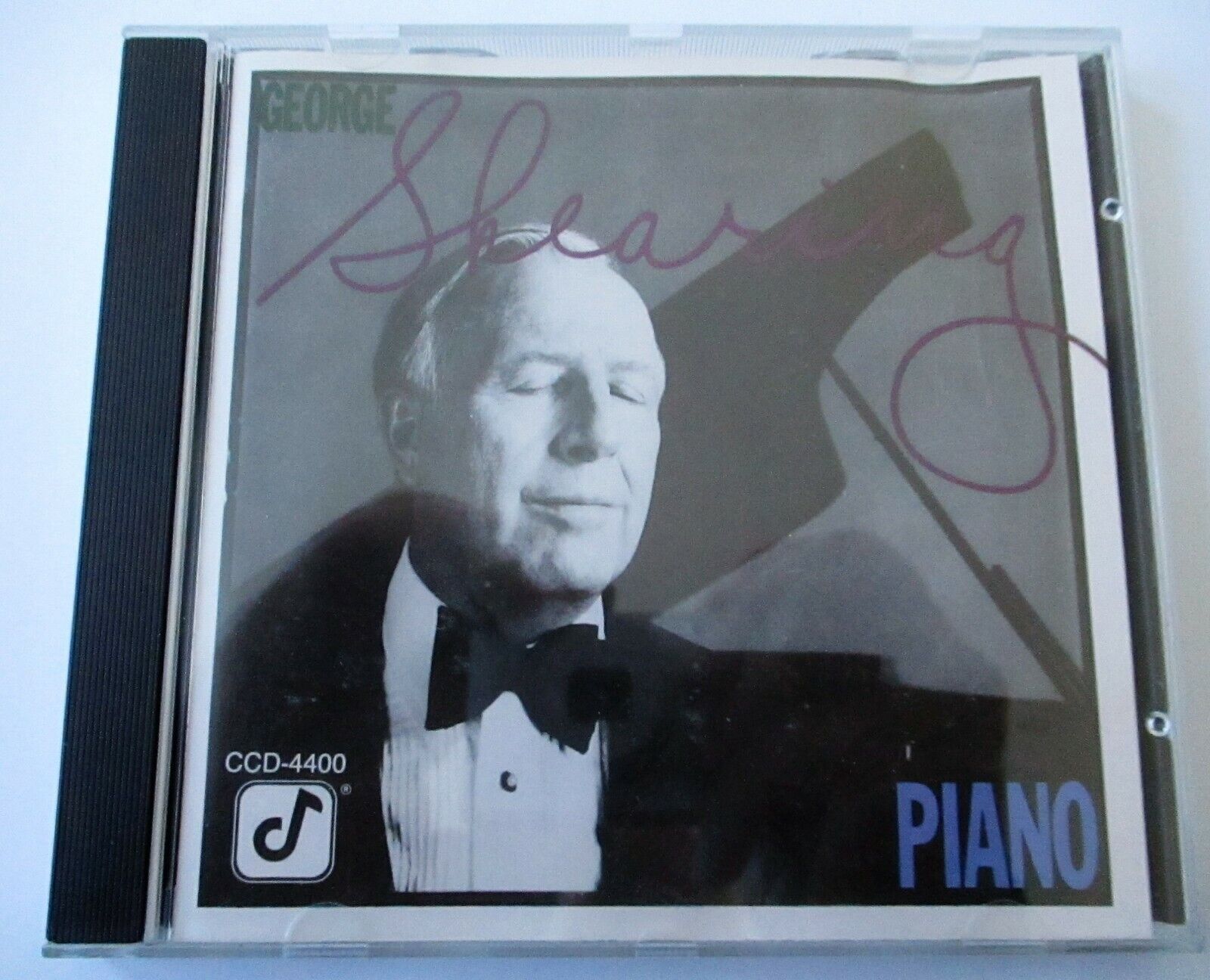 Hand Autographed George Shearing Autograph Cover Plus C.d.