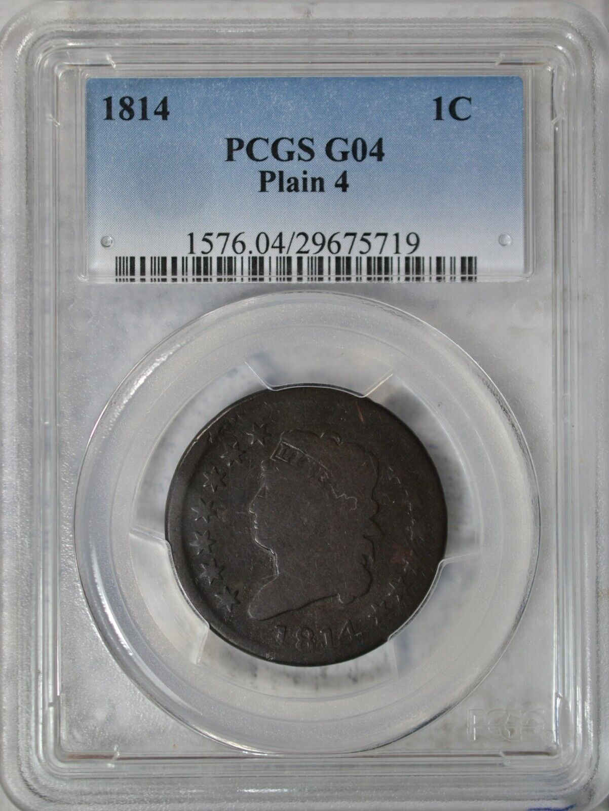 1814 Classic Head Large Cent, Pcgs G04