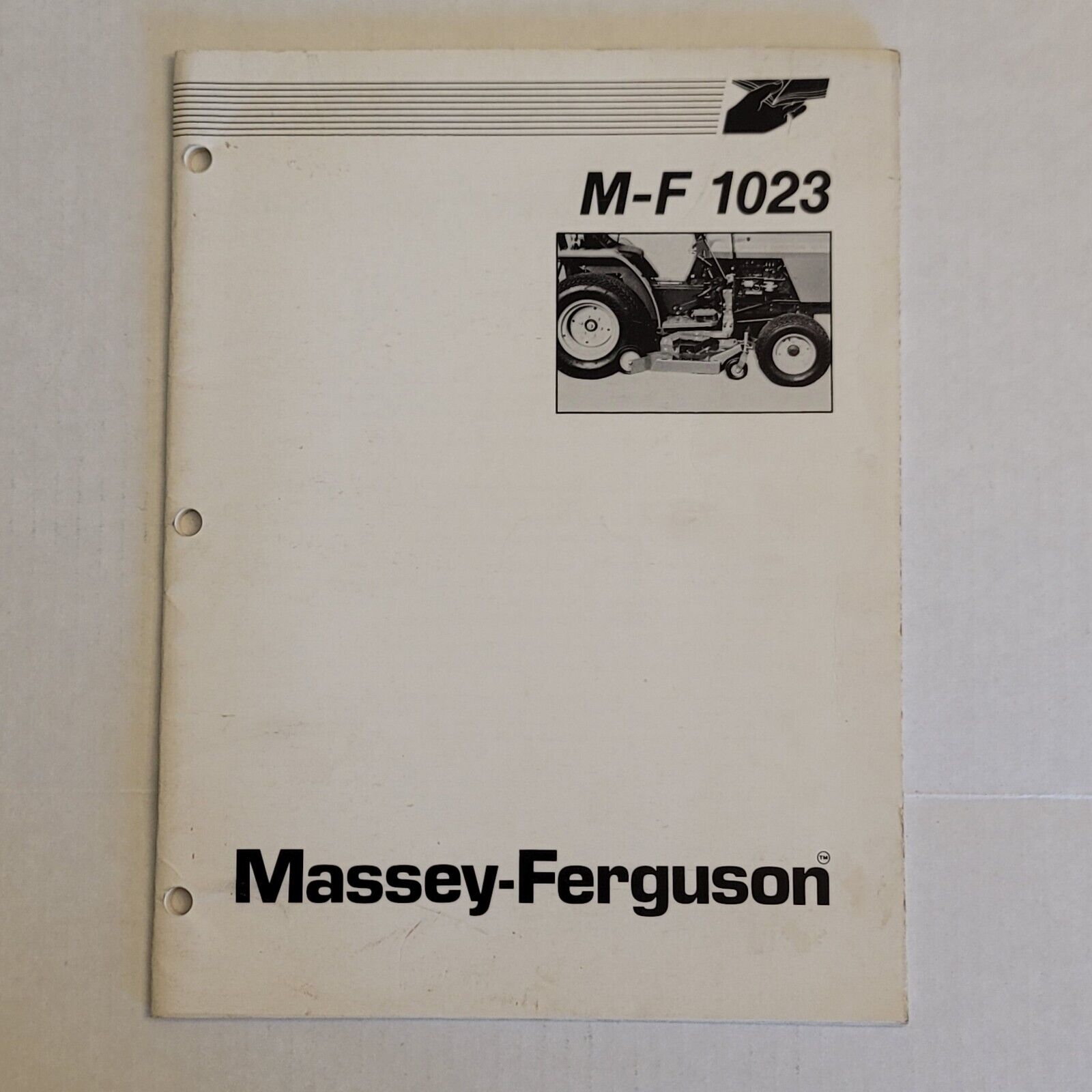 1988 Massey Ferguson Mf 1023 Mower Operator Instructions Owners Manual 1449195m2