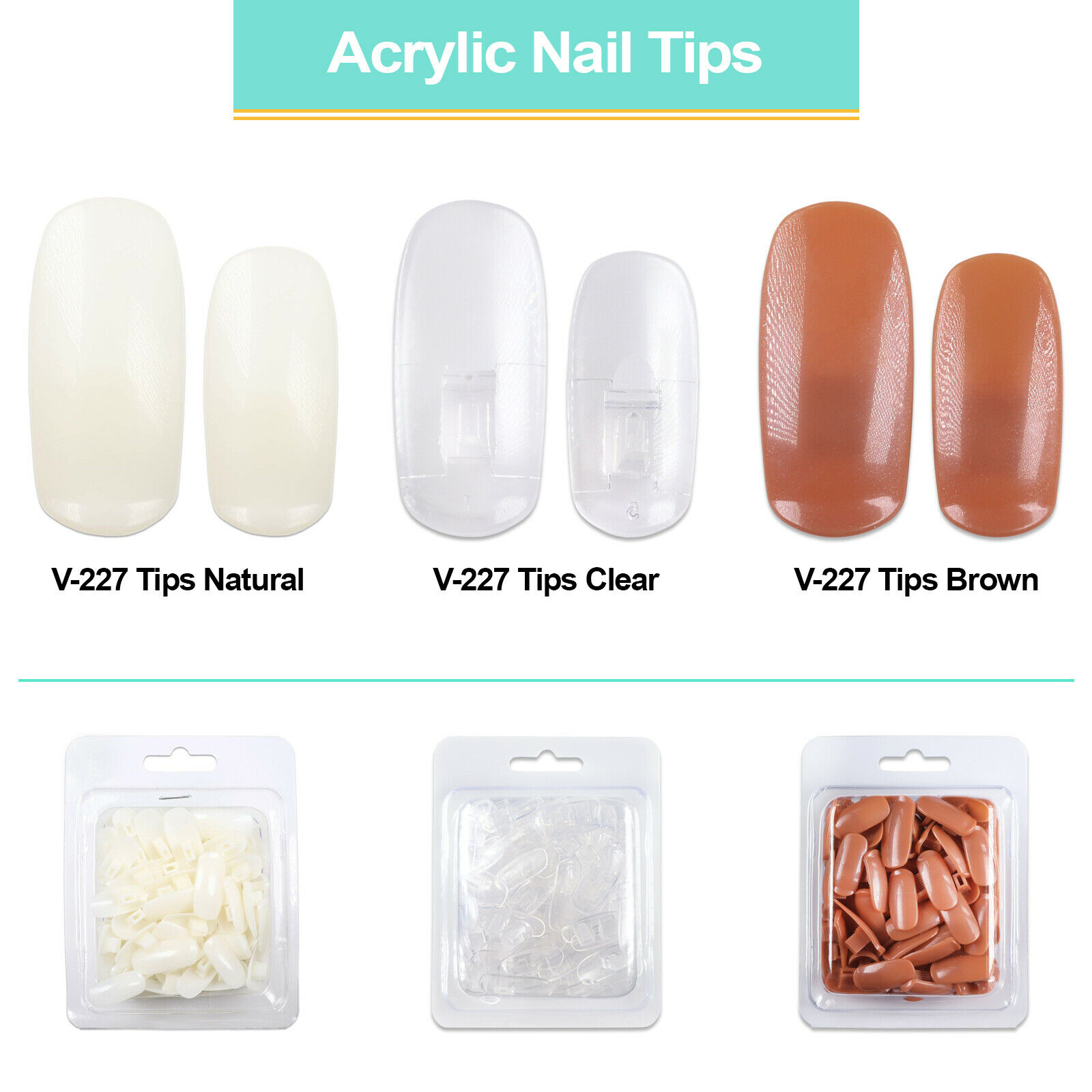 Pana Usa Training Practice Acrylic Nail Tips
