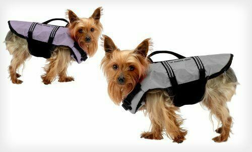 New Sharper Image Pet Life Jacket -small (12-20 Lbs) Gray Color - Free Shipping