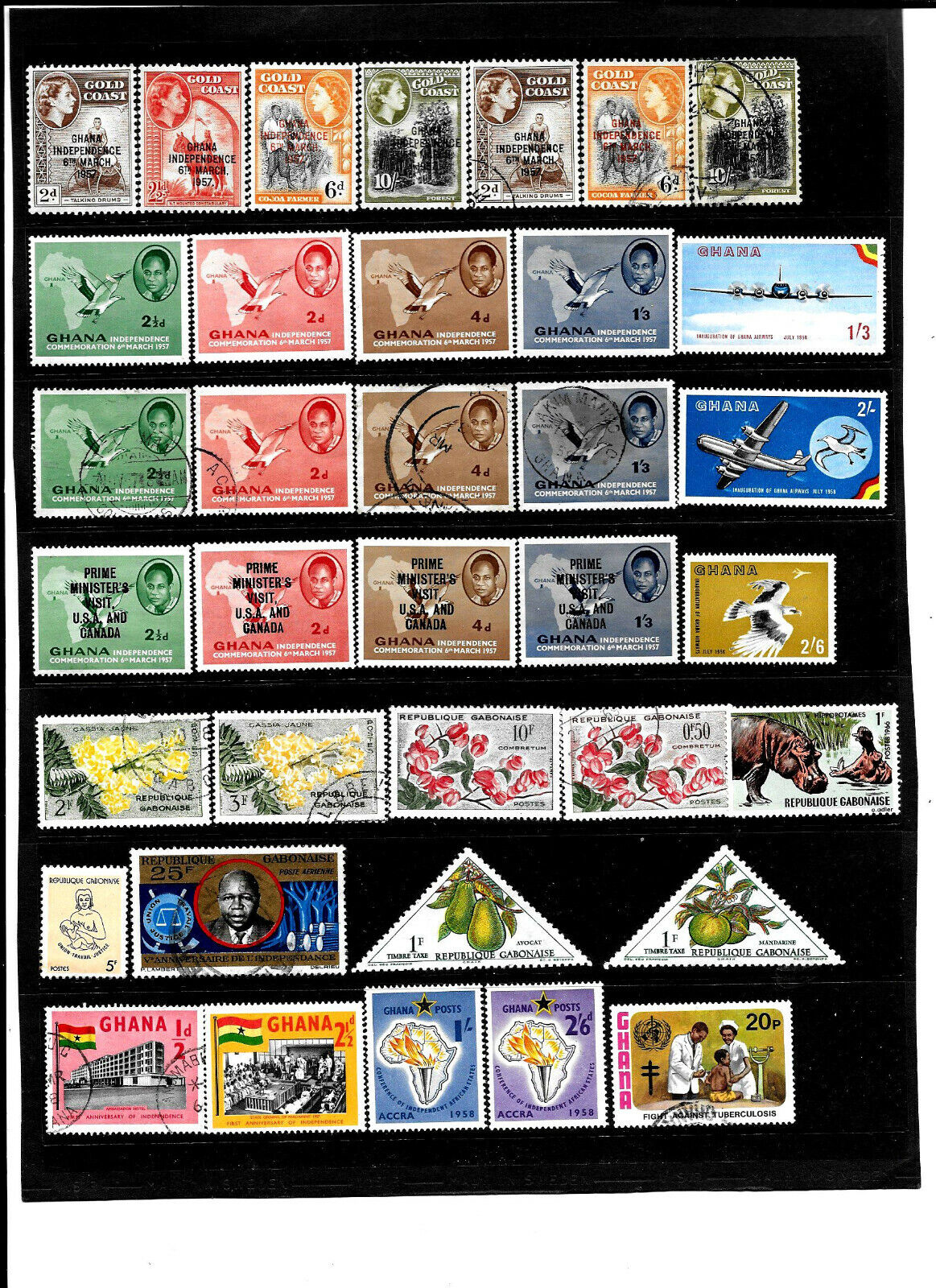 World/ Stamps / Africa 4/ Lots Collection G