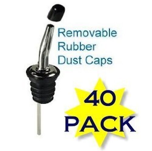1x 40 Pack Small For Liquor Bottle Pourer Covers Bug & Dust Cover 285-50 Series