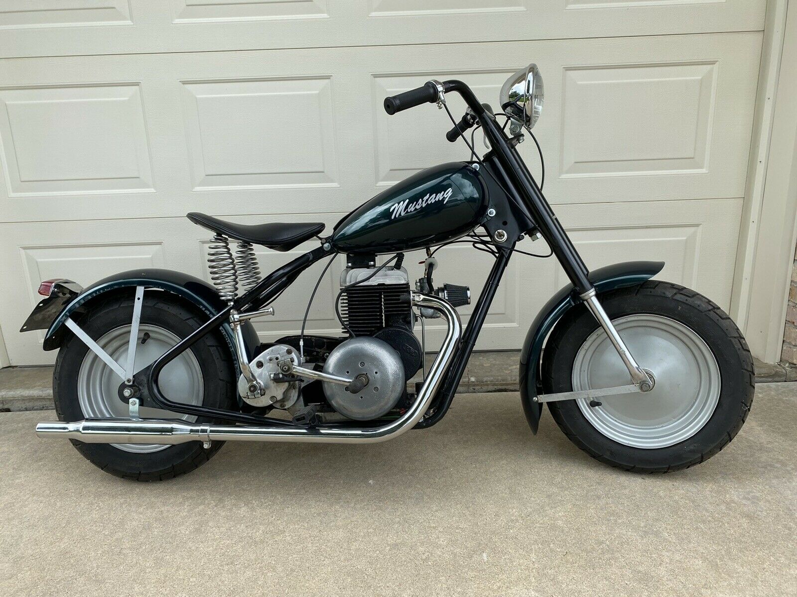 1958 Mustang Pony Motorcycle Scooter Nice