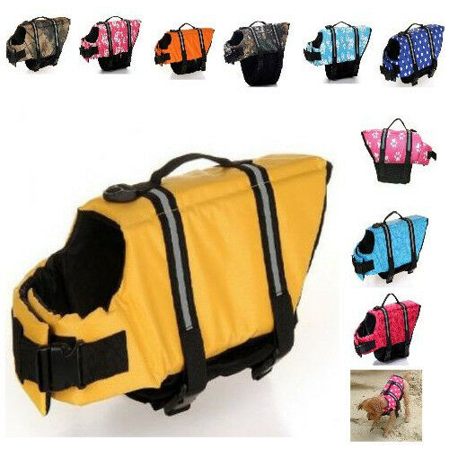 For Dog Puppies Swimming Swim Life Jackets Waterproof Large Small Accessories
