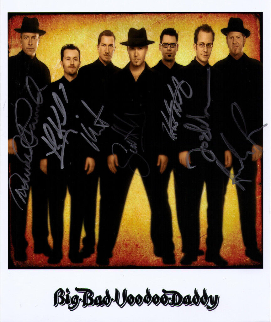 Big Bad Voodoo Voo Doo Daddy 8 X By 10 Phone Picture Signed Auto Autograph Coa