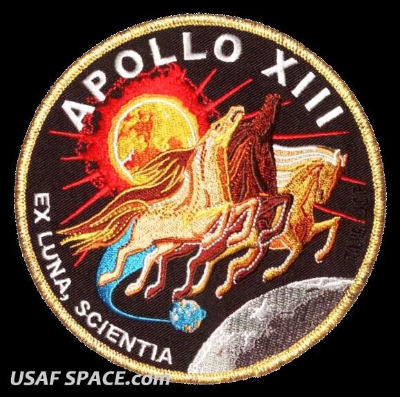 Apollo 13  Mission Commemorative 5" Tim Gagnon Original Ab Emblem Nasa Patch