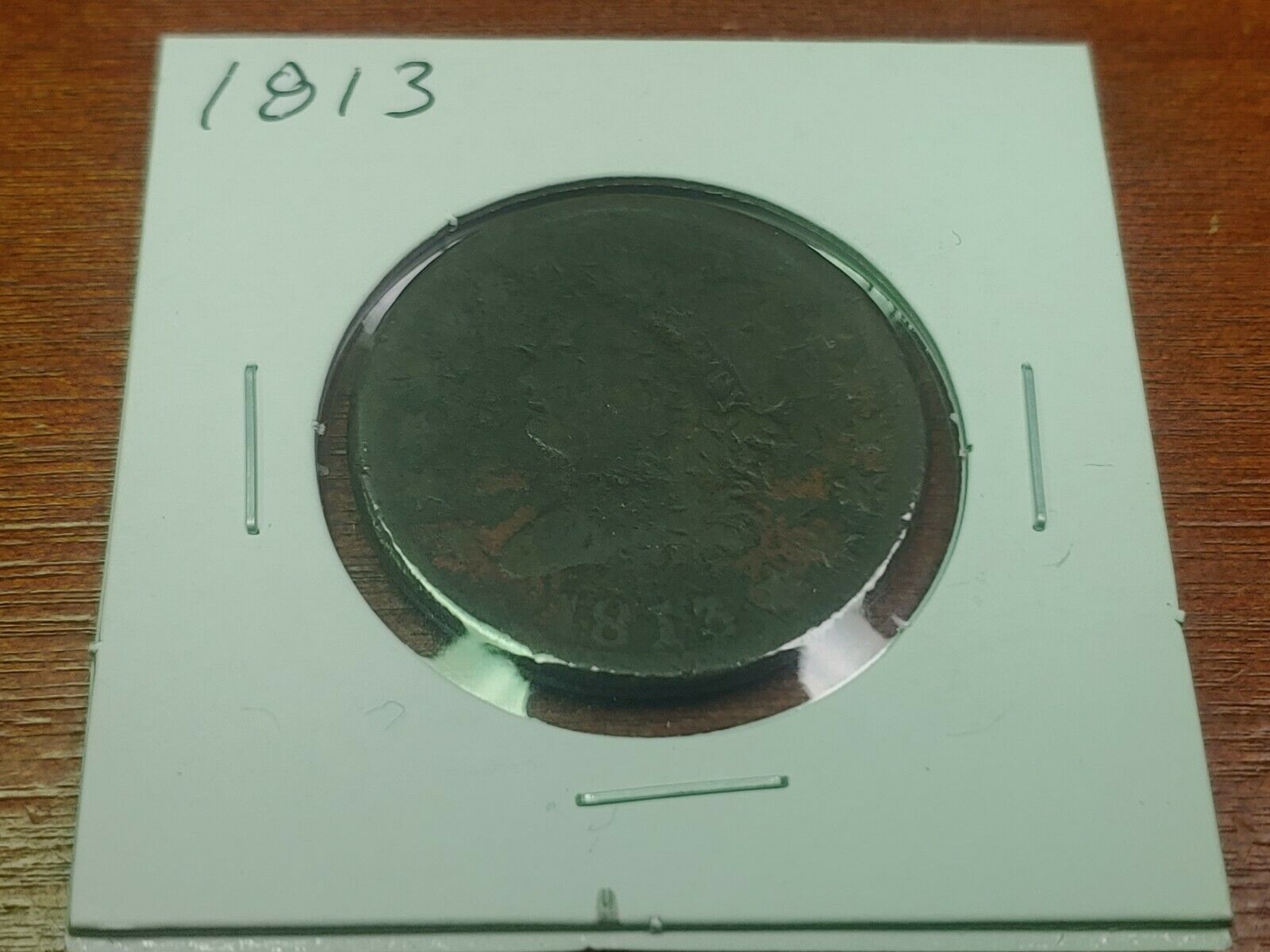 1813 Large Cent Classic Head One Cent 1c Damaged