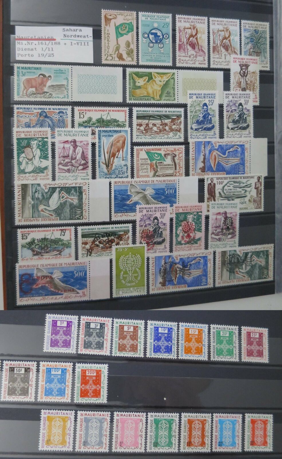 Mauretania 1960-62  Good Collection Incl Air Post  Mnh**/dt3038