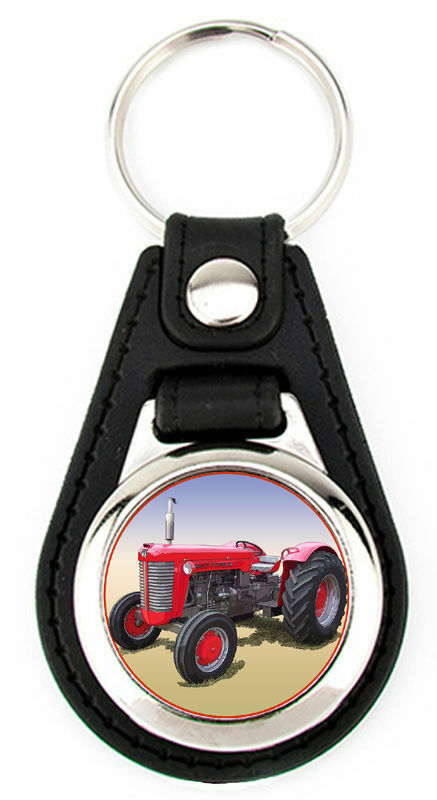Massey Ferguson Model 88 Farm Tractor Keychain Key Fob