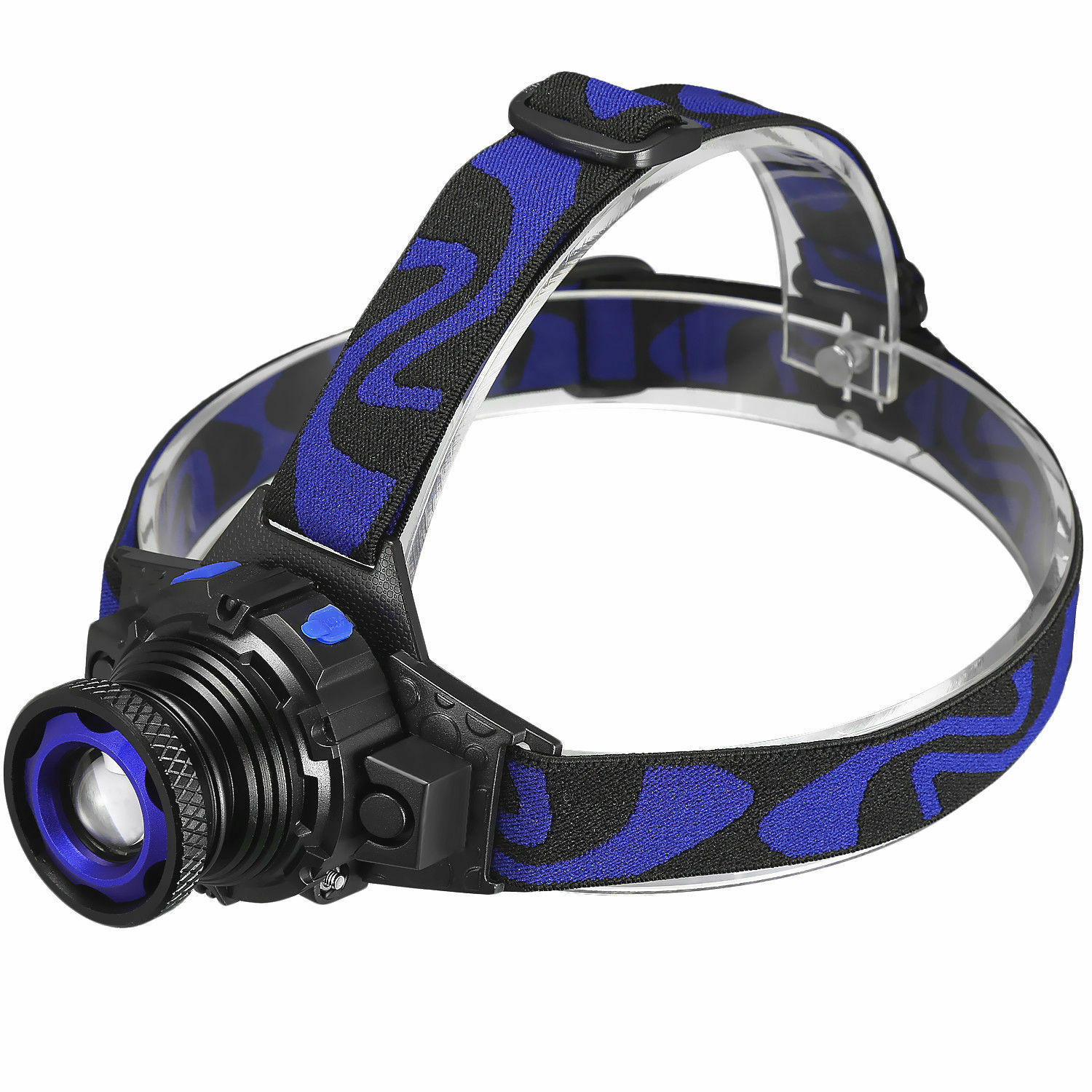 36000lm Zoomable Headlamp T6 Led Headlight Lamp Flashlight+charger+18650battery